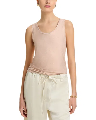 Majestic Soft Touch Tank Top In Ecru