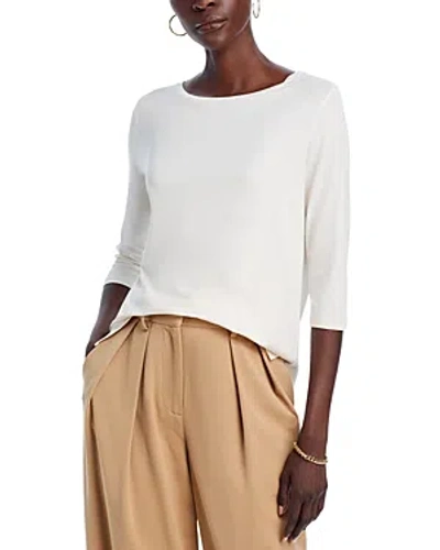 Majestic Soft Touch Top In White