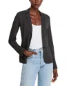 Majestic Soft Touch Two Button Blazer In Anthracite Chine