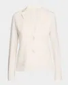 Majestic Filatures Soft Touch Two Button Blazer In Neutral
