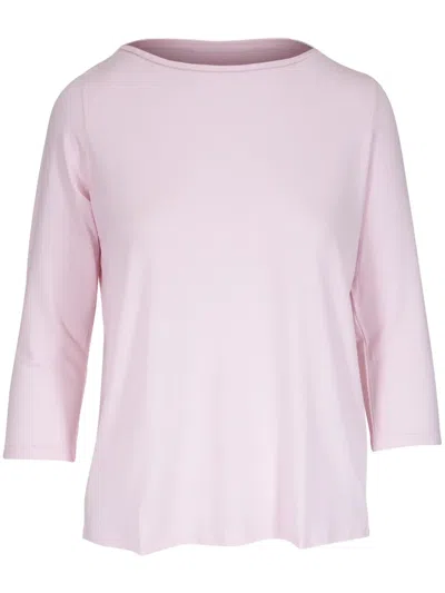 Majestic Stretch-design T-shirt In Pink