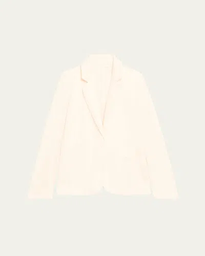 Majestic Stretch Linen One-button Blazer