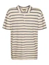 Majestic Stripe Polo Shirt In Multi