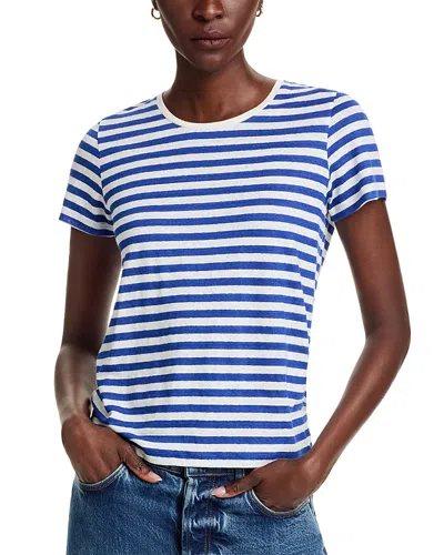 MAJESTIC STRIPED SHORT SLEEVE TEE