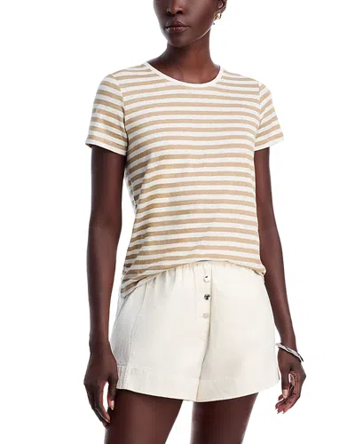 MAJESTIC STRIPED SHORT SLEEVE TEE