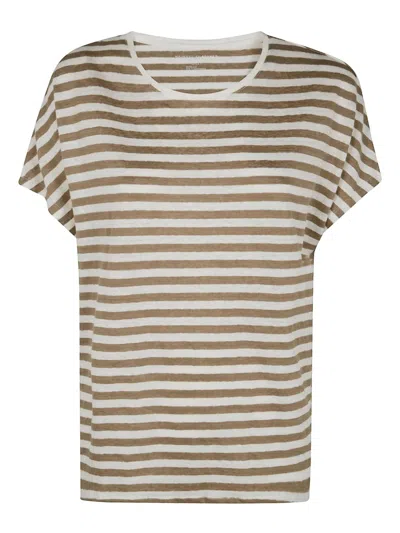 MAJESTIC STRIPED T-SHIRT