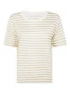 Majestic Short Sleeves Round Neck Sweater