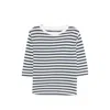Majestic Striped T-shirt In Blue