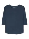 Majestic Boat-neck T-shirt In Blue