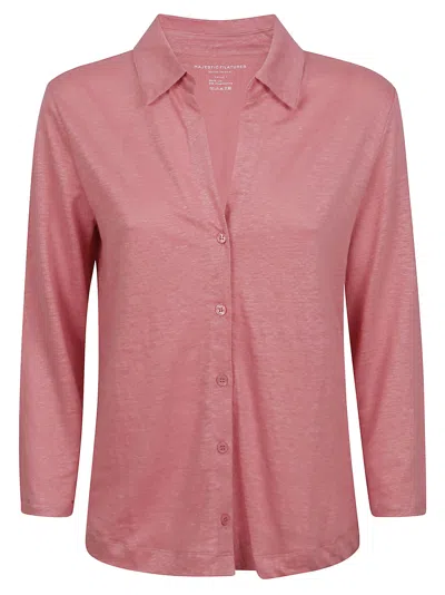 MAJESTIC MAJESTIC T-SHIRTS AND POLOS PINK