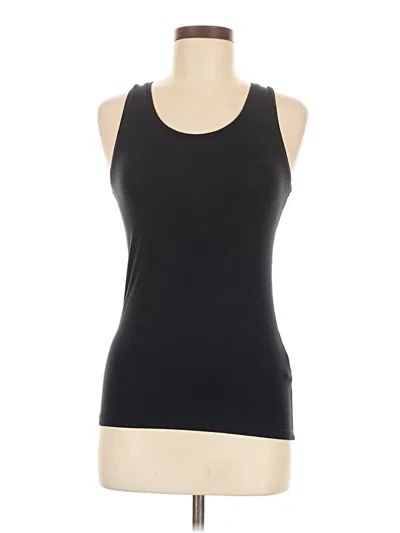 Pre-owned Majestic Tank Top Black Halter Neckline Tops