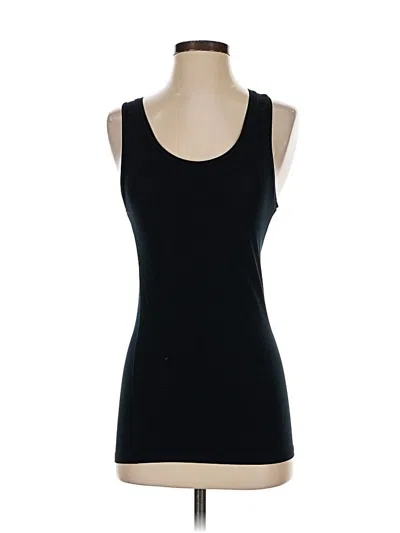 Pre-owned Majestic Tank Top Black Strapless Neckline Tops