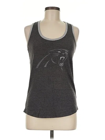 Pre-owned Majestic Tank Top Gray Halter Neckline Tops
