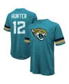 Majestic Threads Travis Hunter Teal Jacksonville Jaguars 2025 Nfl Draft First Round Pick Oversized T In Blue
