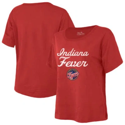 Majestic Threads Red Indiana Fever The Edge Premium Boxy T-shirt In Multi