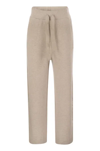 Majestic Trousers With Drawstring Waist