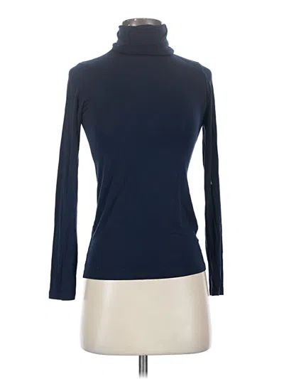 Pre-owned Majestic Turtleneck Sweater In Blue