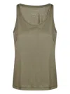 Majestic U-neck Tank Top In Green