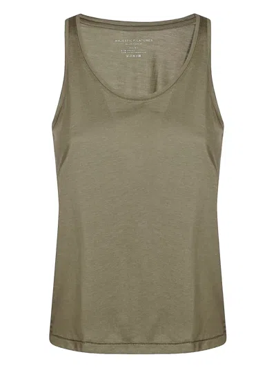 MAJESTIC U-NECK TANK TOP