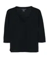 MAJESTIC V-NECK SWEATER