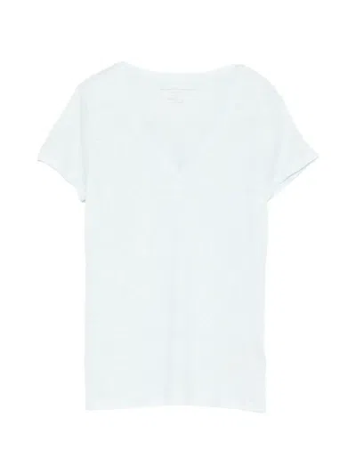 Majestic V-neck T-shirt In Blue