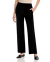 Majestic Velour Wide Leg Pants In Noir