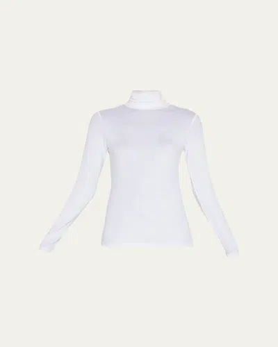 Majestic Viscose Jersey Turtleneck