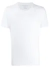 Majestic White Cotton Crew Neck T-shirt
