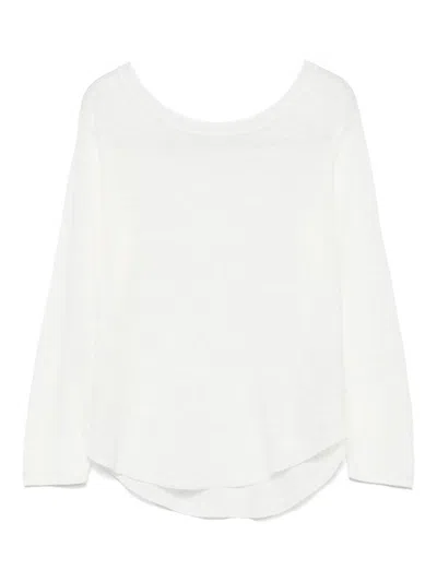 MAJESTIC WHITE LINEN WITH CREW NECK