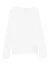 Majestic White Long-sleeved T-shirt  Filatures In White