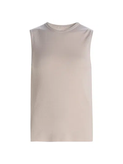Majestic Women's Cashmere Crewneck Tank In Neutral