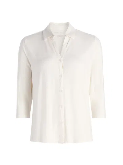 Majestic Collared Shirt In White