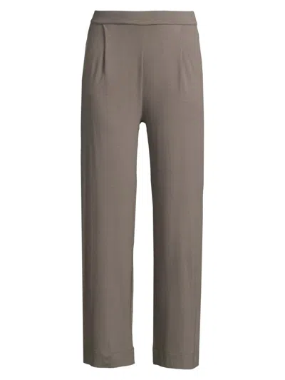 Majestic Women's Soft Touch Straight-leg Pants In Gray