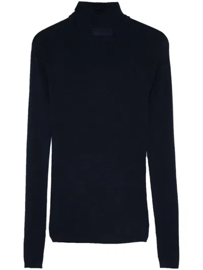 Majestic Wool And Silk Blend High-neck Sweater