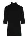 Majestic Filatures Wool And Silk Blend High-neck Sweater In Black