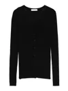 Majestic Gilet Cardigan In Black
