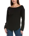 Majestic Filatures Wool-blend Top In Black