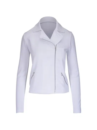Majestic Zip-fastening Jacket In White