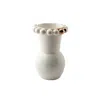 Maji Atelier Neutrals / Gold Cosmos Porcelain Vase M, Gold Detail In White