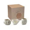 Maji Atelier Neutrals / Gold The Three Beauties: Circe, Sleeping Beauty, & Füreya Porcelain Cup
