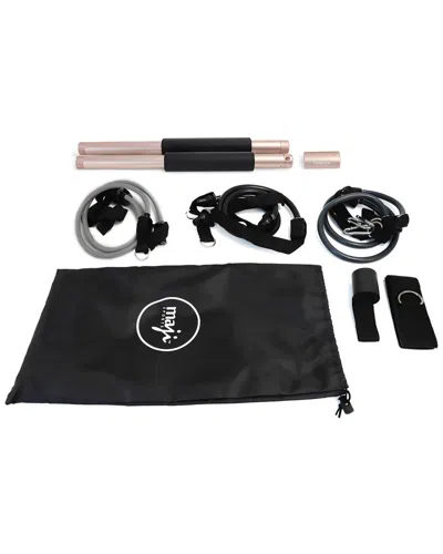 Maji Rose Gold Exercise Bar & Recovery Bundle In Black