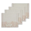 Majka Garden Elephant Cocktail Napkins In Sand