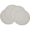 Majka Savannah Stripes Round Placements In Sand