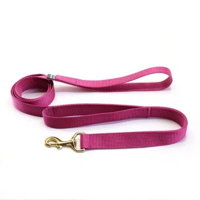 Major Darling Double Handle Dog Leash In Rose