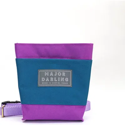 Major Darling Training Treat Pouch In Grape/teal