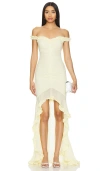 Majorelle Abendkleid Chandra In Lemon