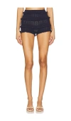Majorelle Allison Shorts In 藏青色