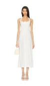 Majorelle Alora Midi Dress In Ivory