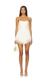 Majorelle Analyse Mini Dress In Ivory