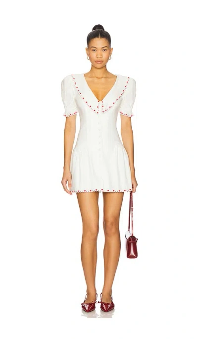 Majorelle Anita Mini Dress In White
